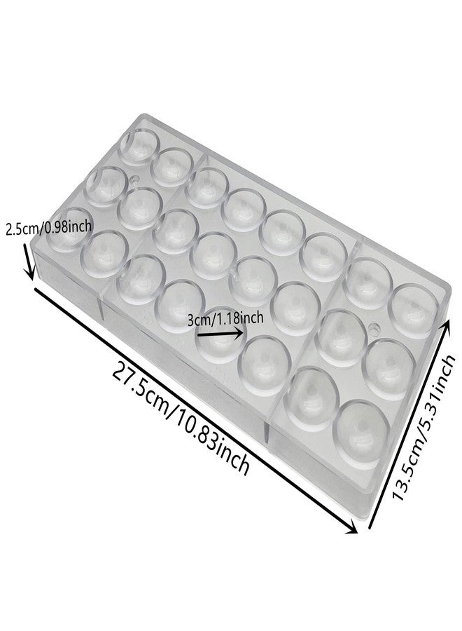 Goldbaking Semi Sphere Chocolate Mould PC Polycarbonate Hemisphere Chocolate Mold (s 1.2inch) - Image 2